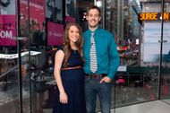 Jill And Derick Dillard Visit "Extra" - Source: Getty